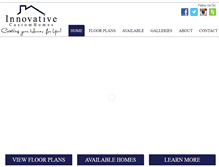Tablet Screenshot of innovativehomesboise.com